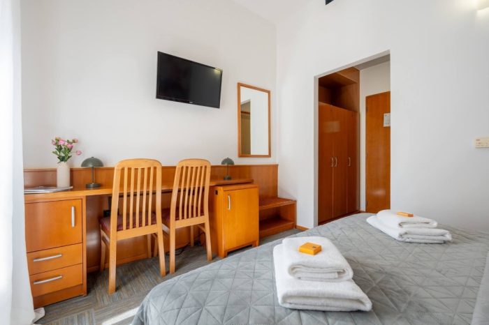 Drveni pisači stol i minibar